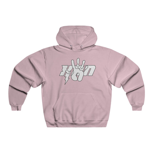 PINK/ROYAL XAN HAND HOODIE UNISEX